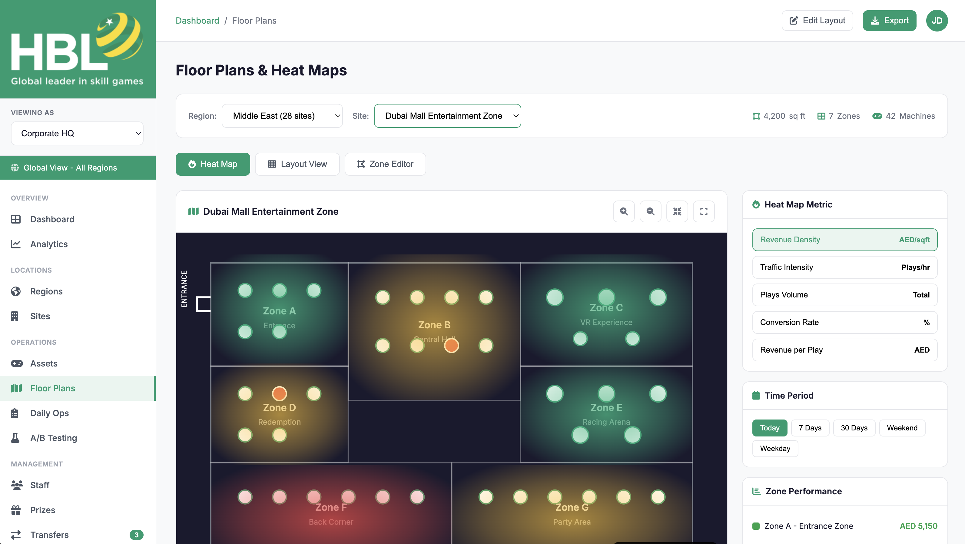 ArcadeOps Floor Plan